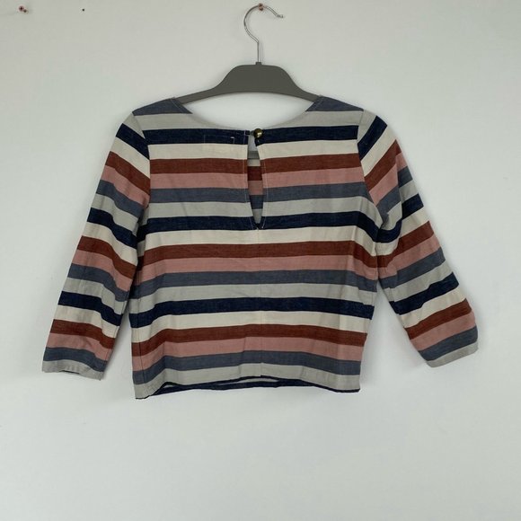LAUDE the Label / Tribe Alive cotton long-sleeve stripe tee - Picture 3 of 5